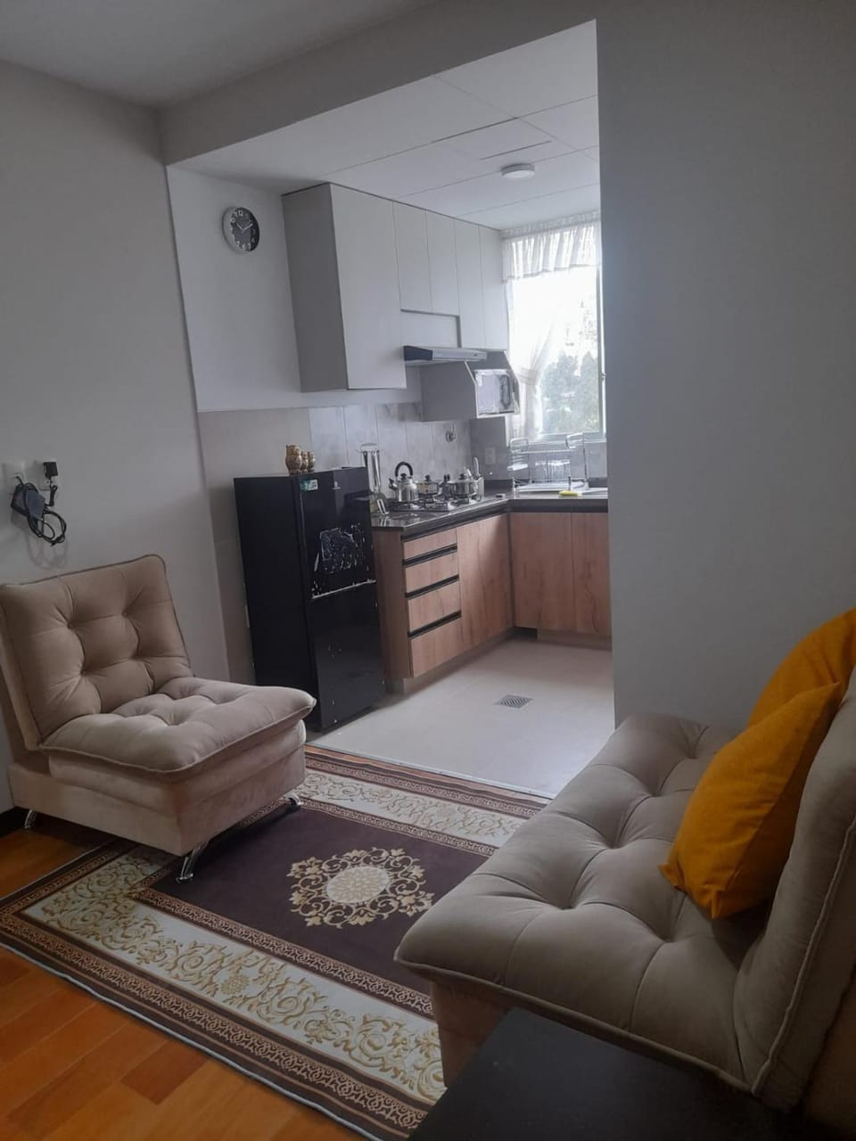 Living room, Seating area, stove