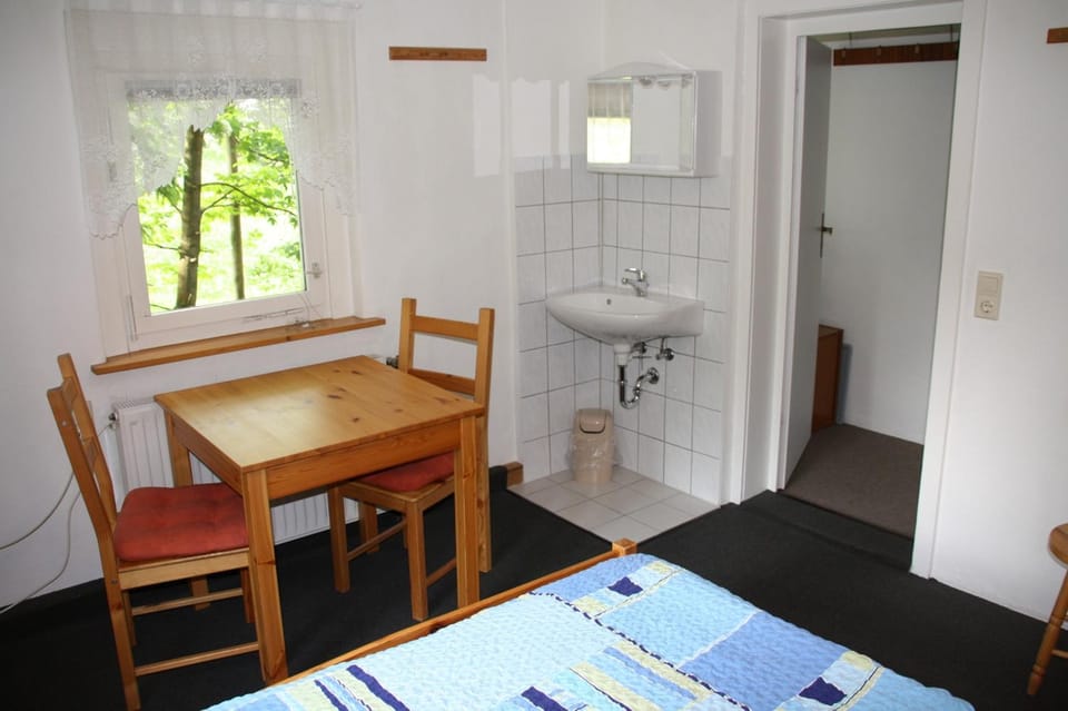 Bed, Bathroom, Photo of the whole room, Seating area