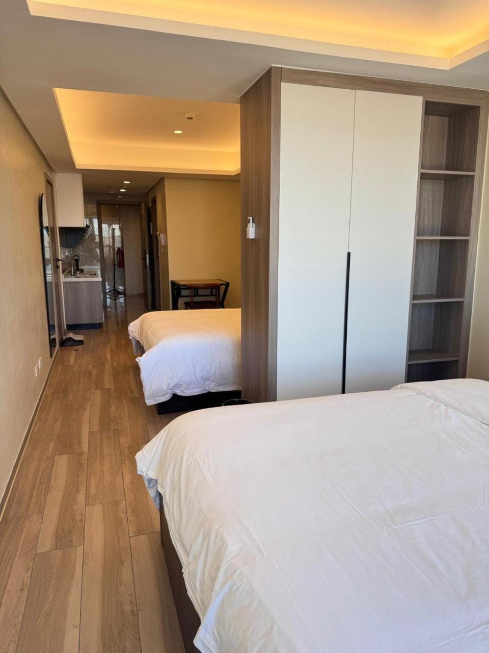 Bed, Photo of the whole room, Bedroom, wardrobe