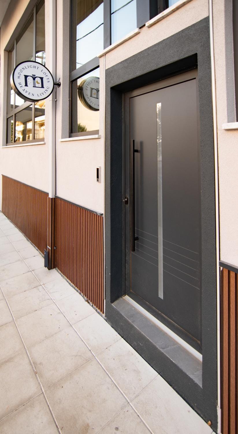 Facade/entrance, Quiet street view