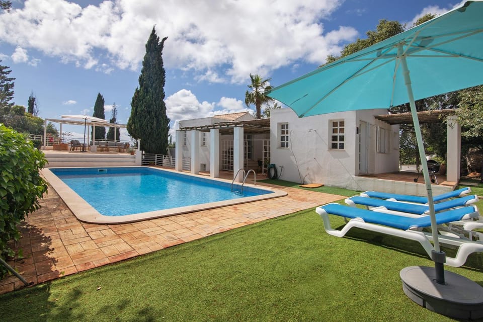 Property building, Living room, Swimming pool