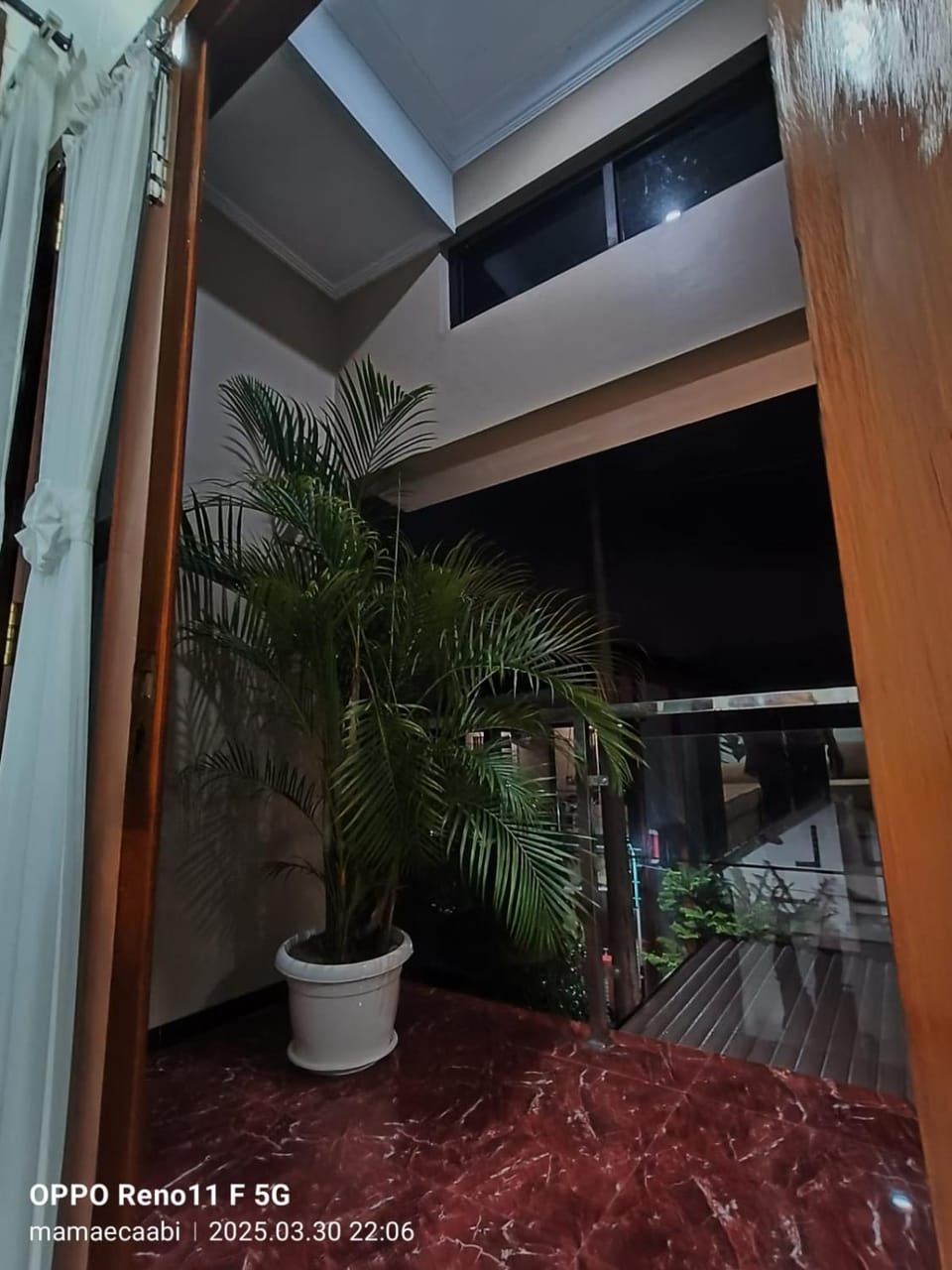 Property building, Night, Garden