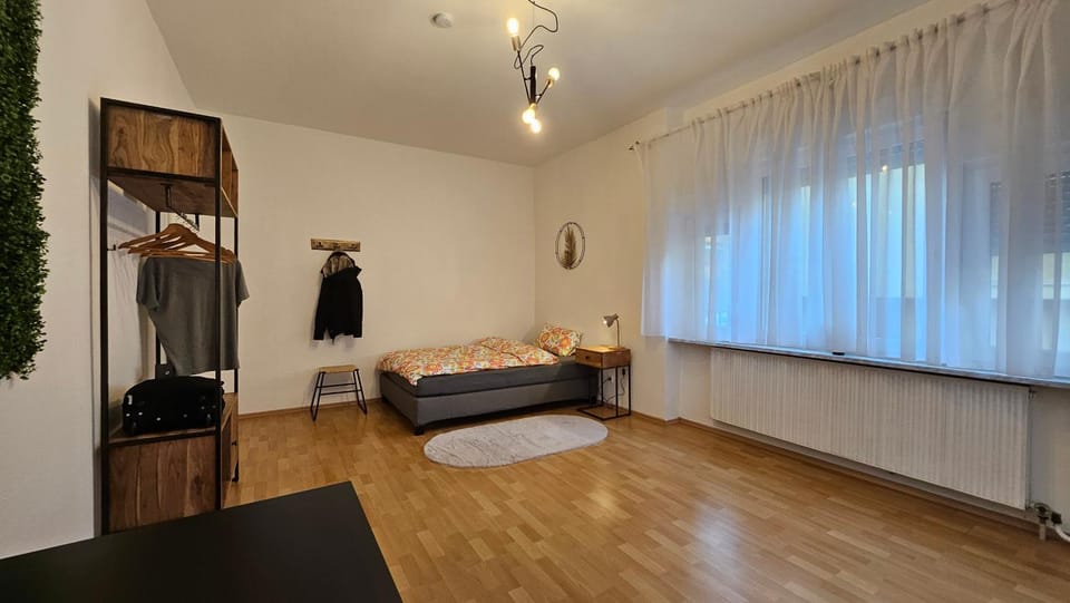 Bed, Living room, Photo of the whole room, Bedroom, wardrobe