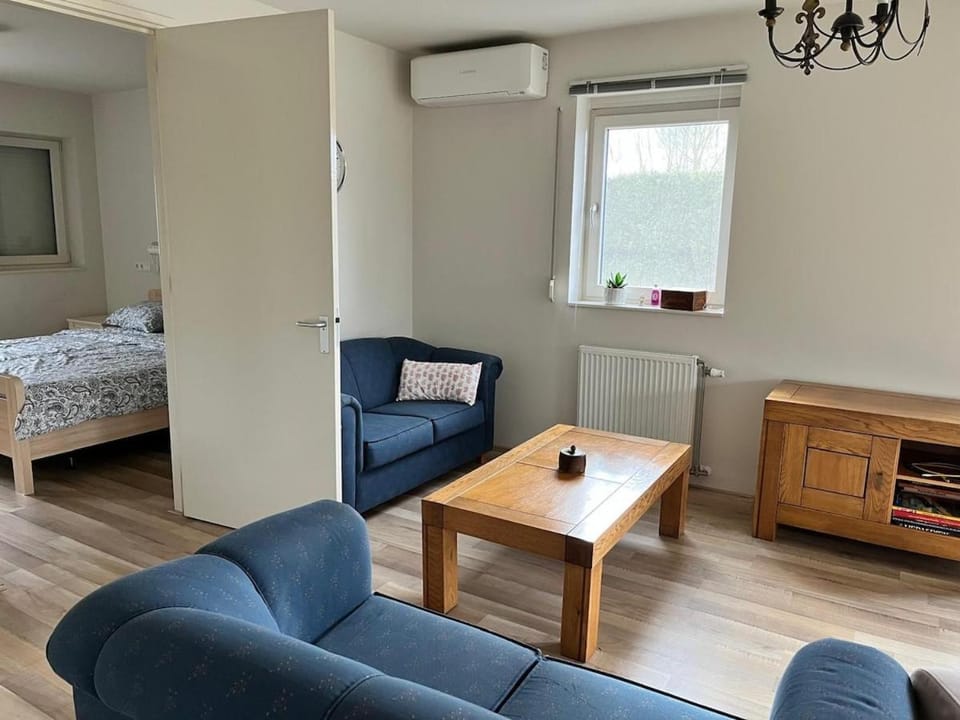 Living room, Seating area, Bedroom, air conditioner