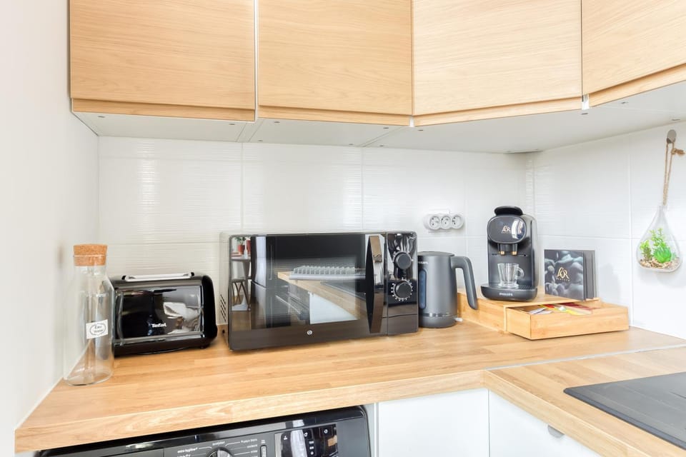 Coffee/tea facilities, Kitchen or kitchenette, toaster