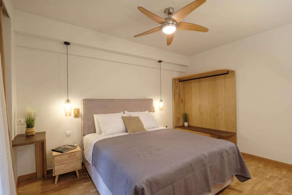 Bed, Photo of the whole room, Bedroom, wardrobe