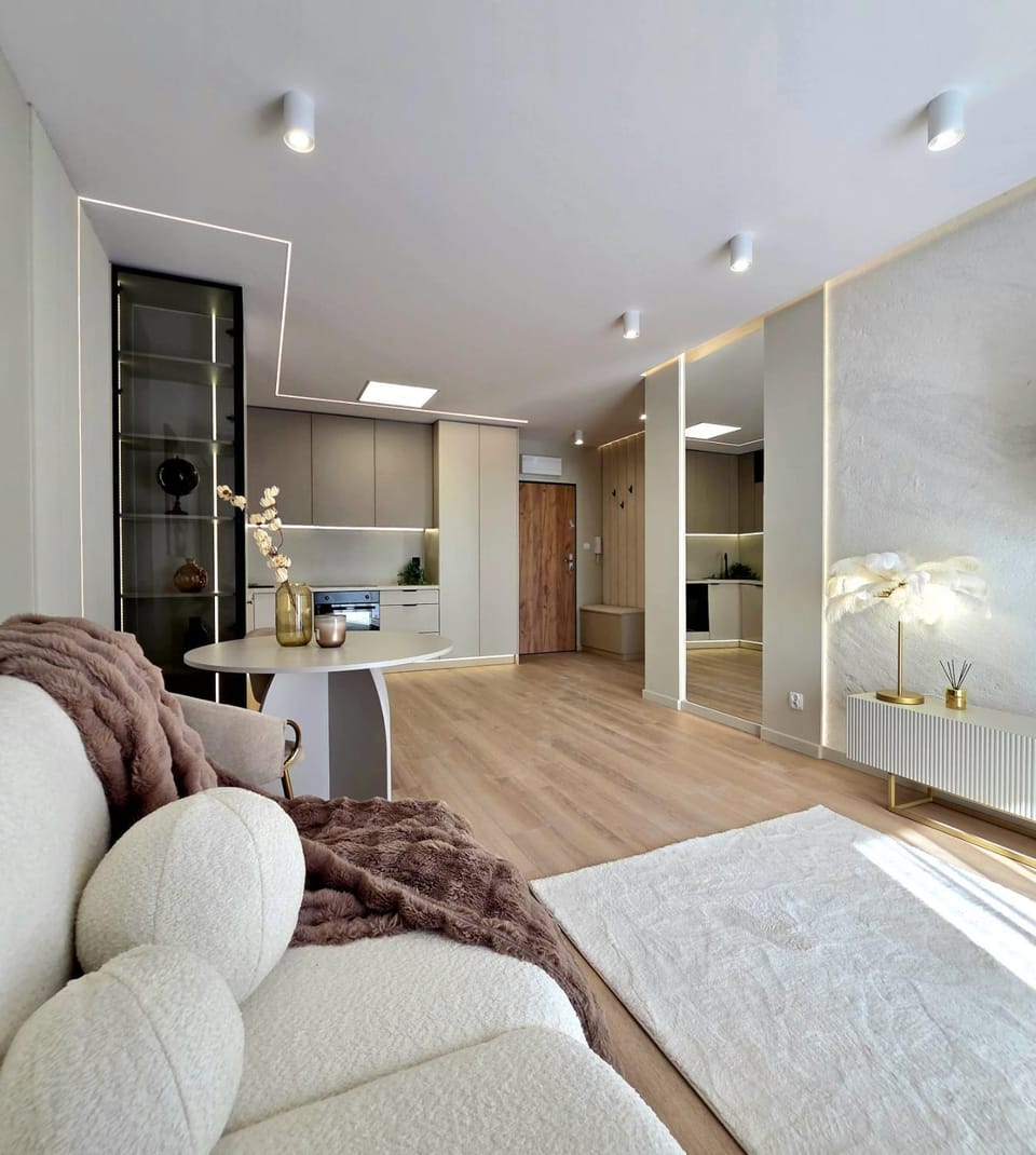 Kitchen or kitchenette, Living room