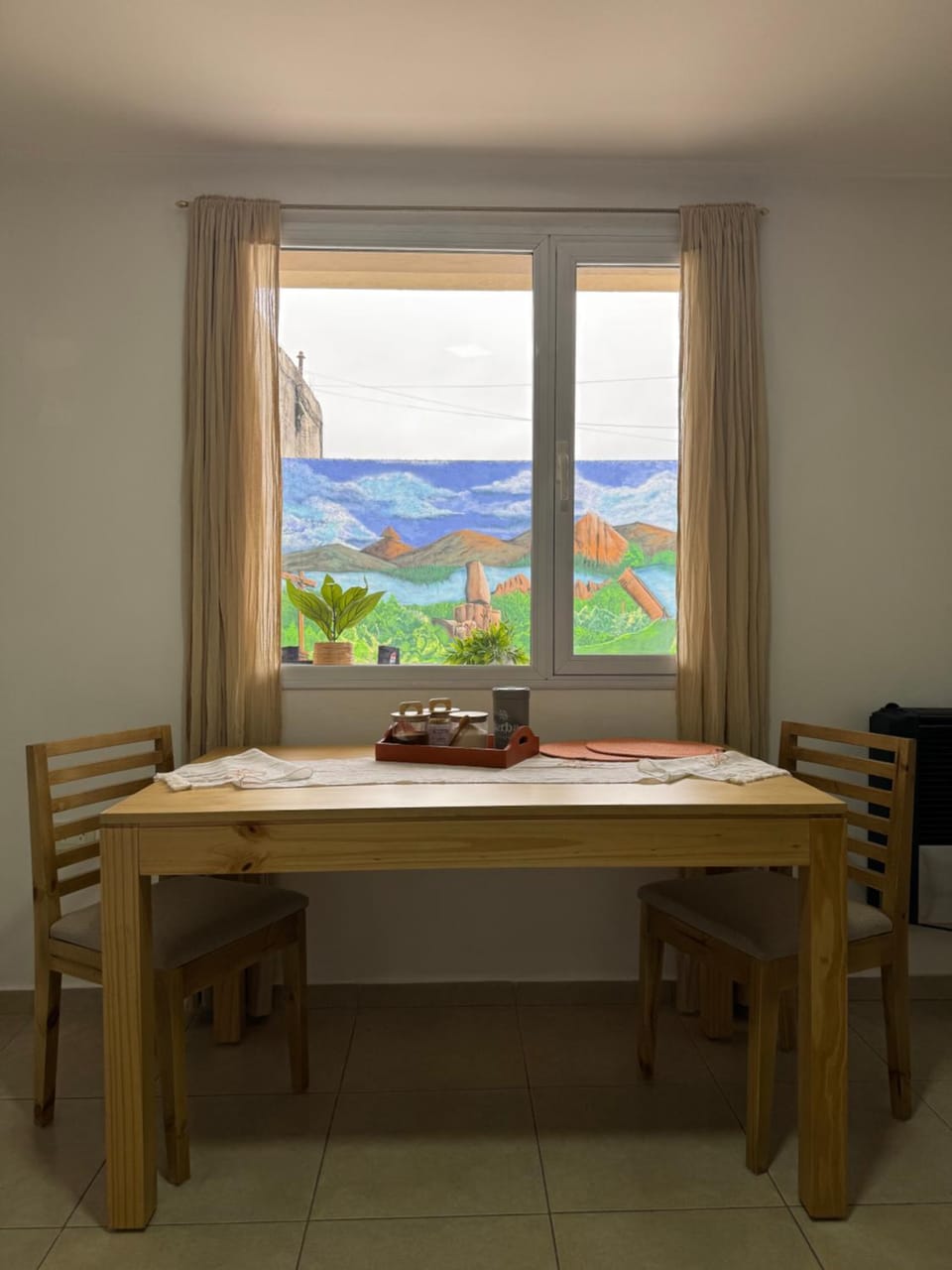 Seating area, Dining area, Garden view