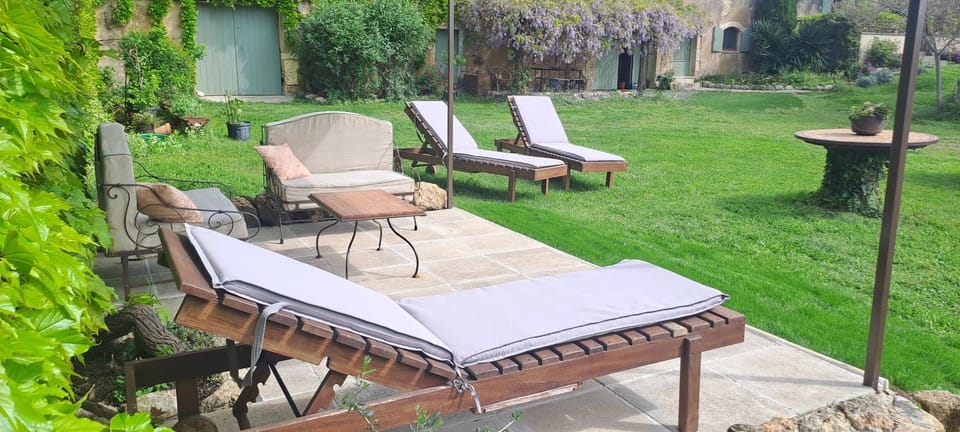 Patio, Spring, Garden, sunbed