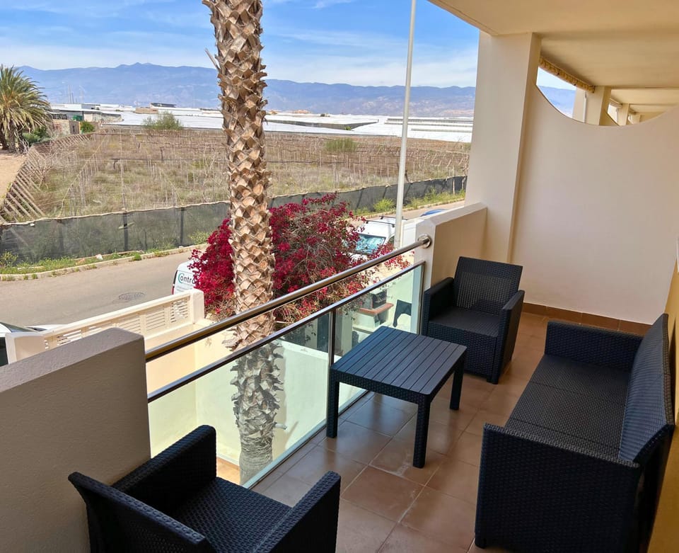 Day, View (from property/room), Balcony/Terrace, Living room, Mountain view
