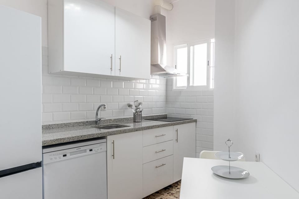 Kitchen or kitchenette, Living room
