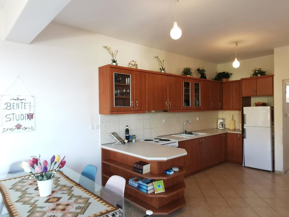Kitchen or kitchenette, Dining area, oven, stove