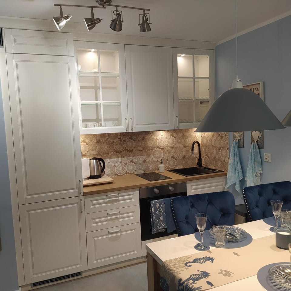 Kitchen or kitchenette, Dining area, stove