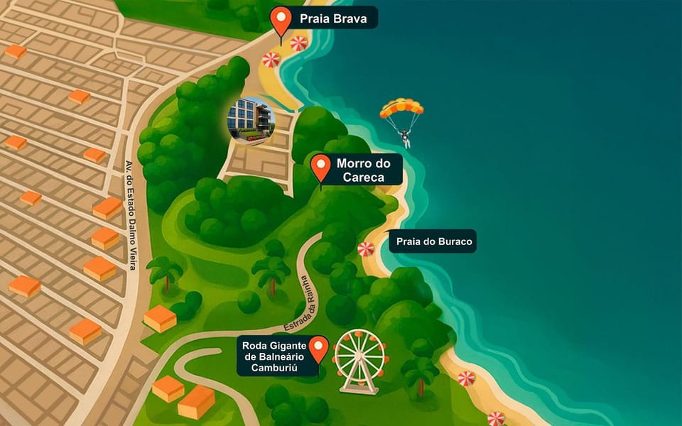 Your stay close to Brava Beach – BSO Apartment in Balneário Camboriú