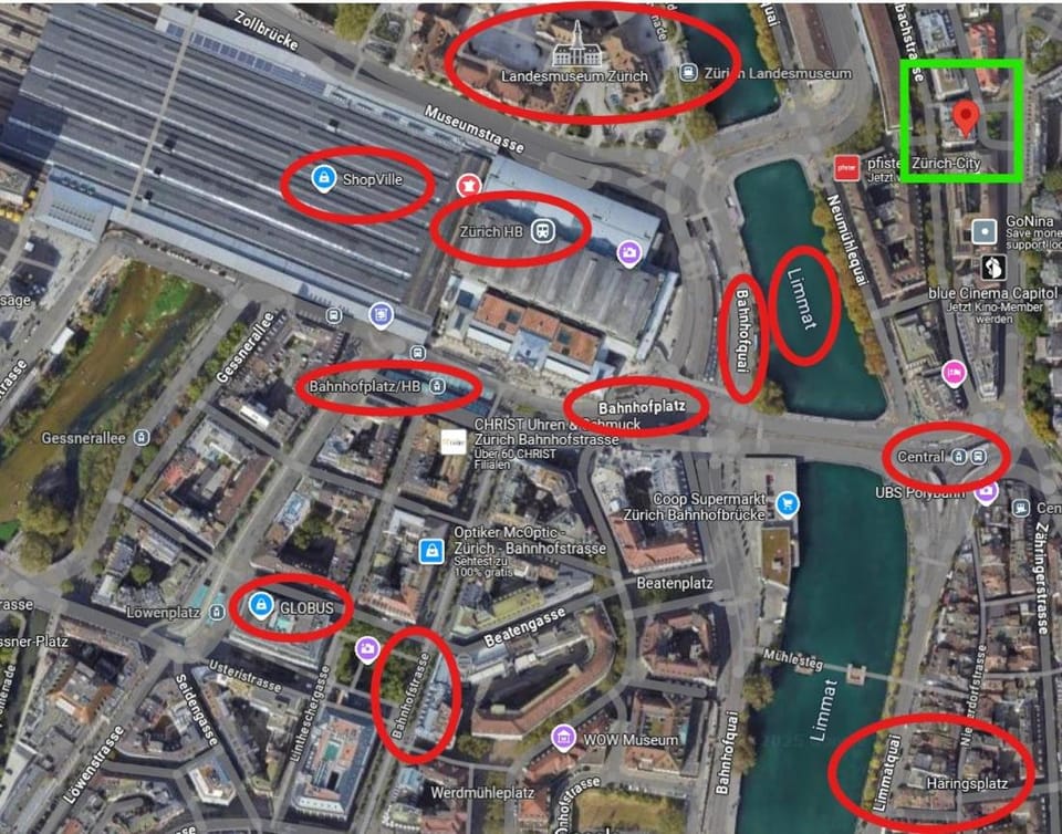 Neighbourhood, Bird's eye view, City view, Street view, Area and facilities, Location