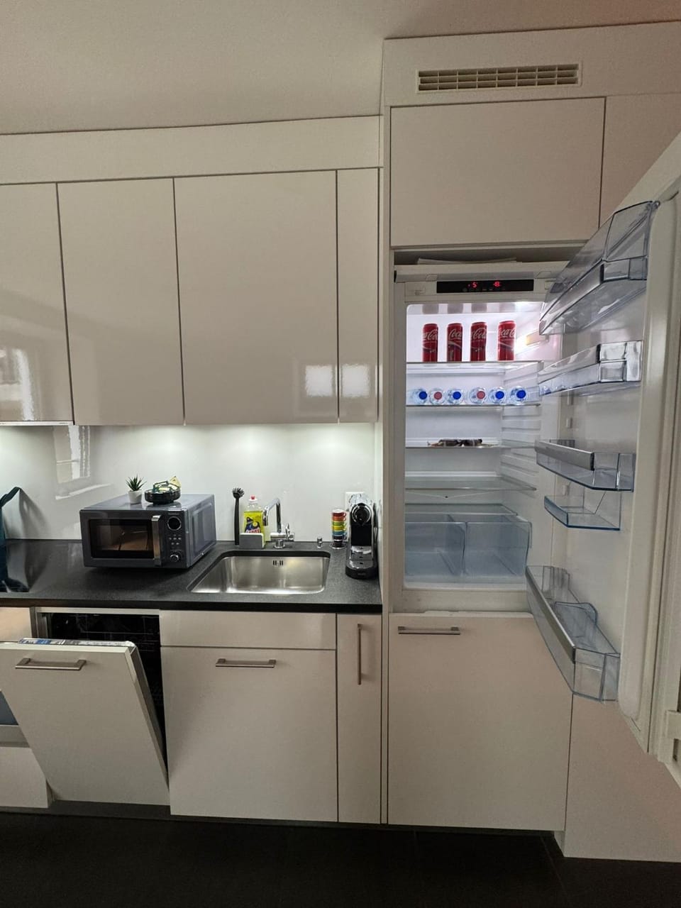 Coffee/tea facilities, Kitchen or kitchenette, dishwasher, oven, stove, kitchen
