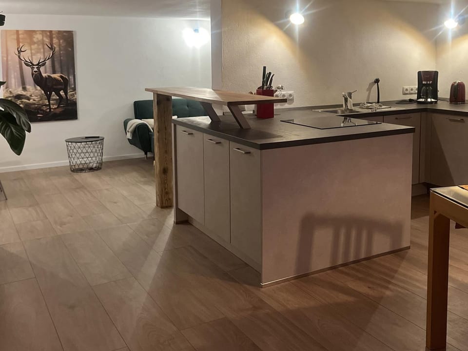 Kitchen or kitchenette, Living room