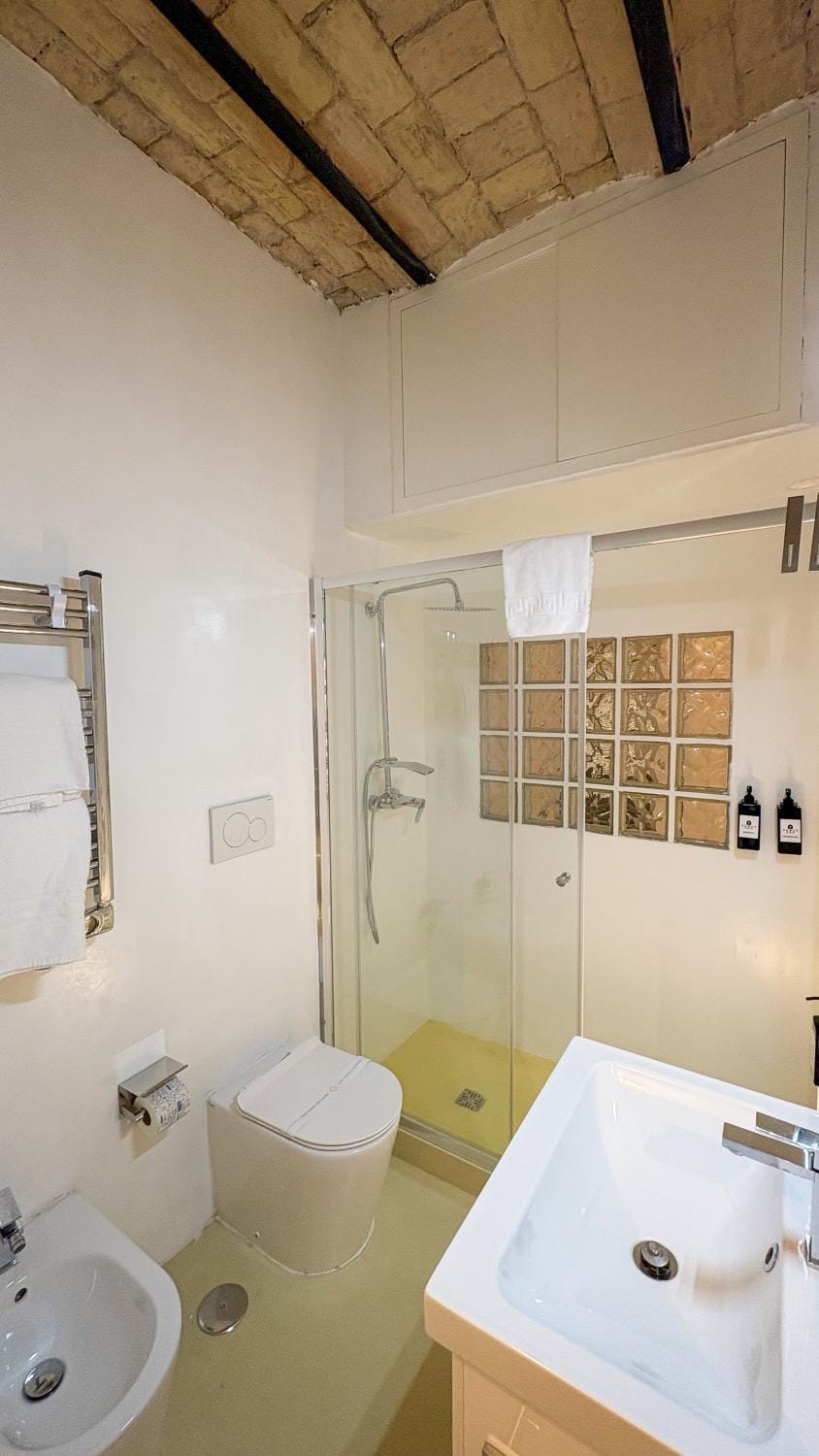 Shower, Toilet, Bathroom, bidet, towels