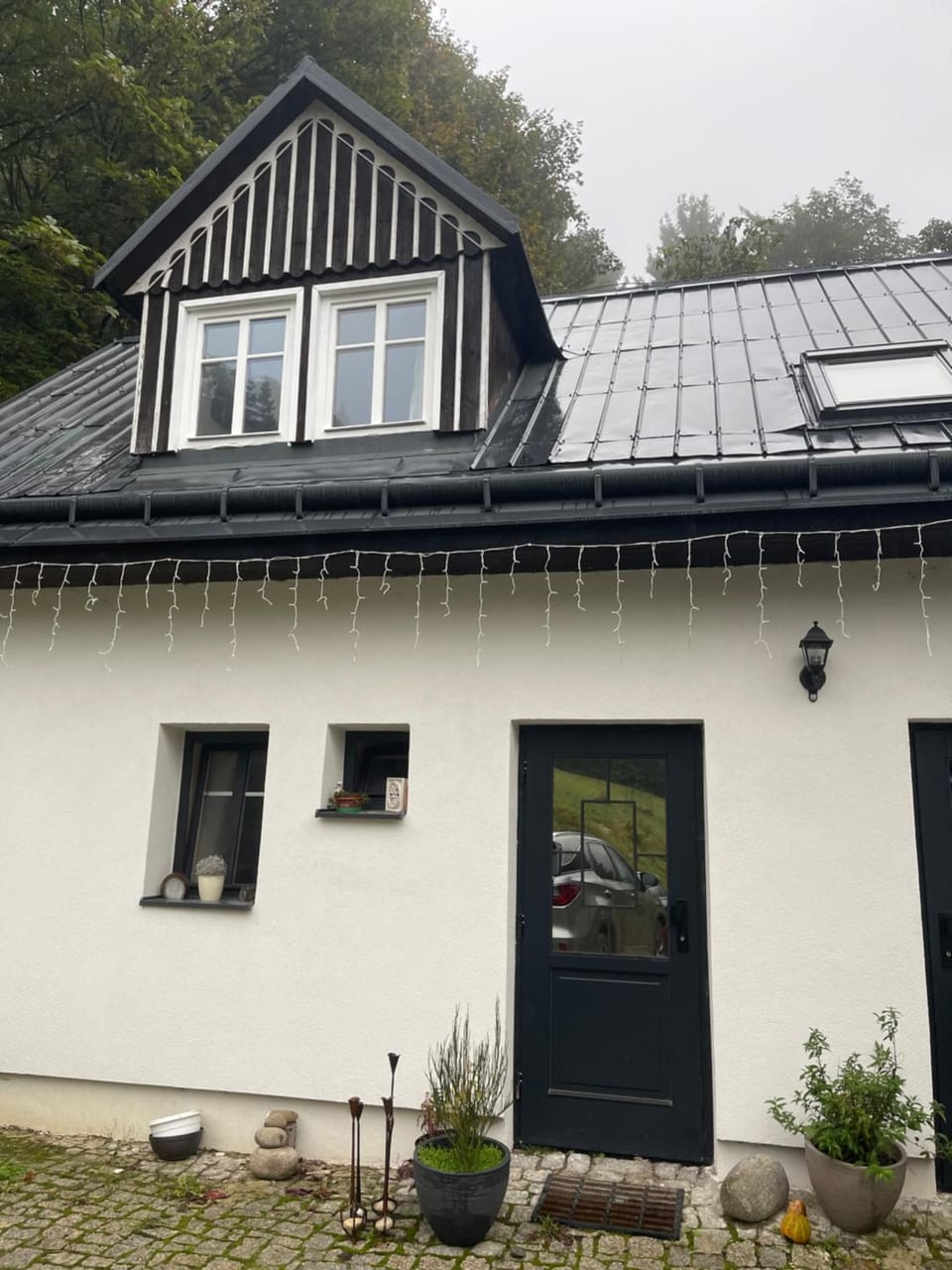 Property building, Garden view