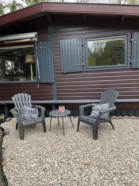 Chalet op park met prive water in Hoevelaken House in Gelderland, Netherlands