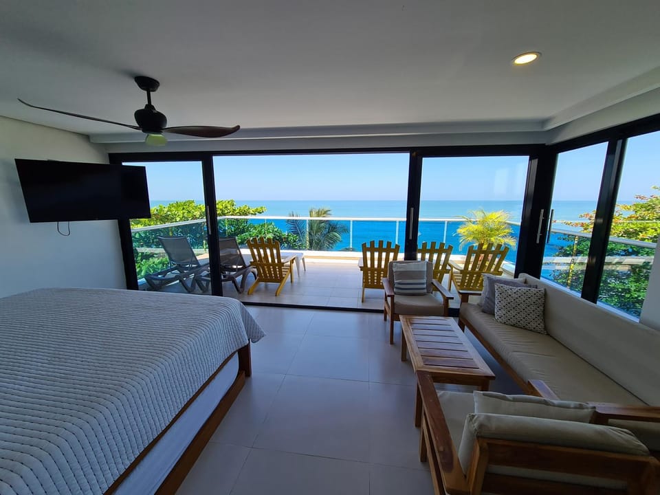 Balcony/Terrace, Living room, Sea view
