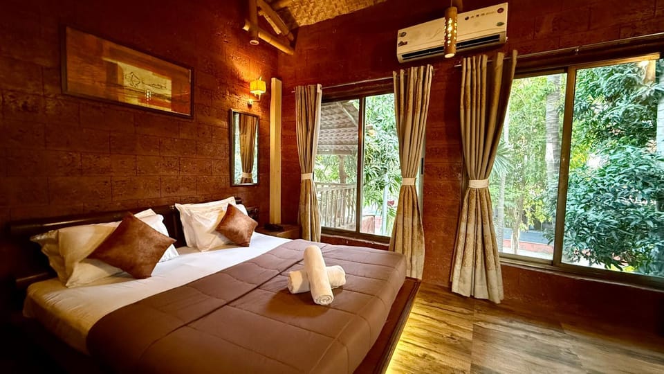 Bed, Bedroom, air conditioner