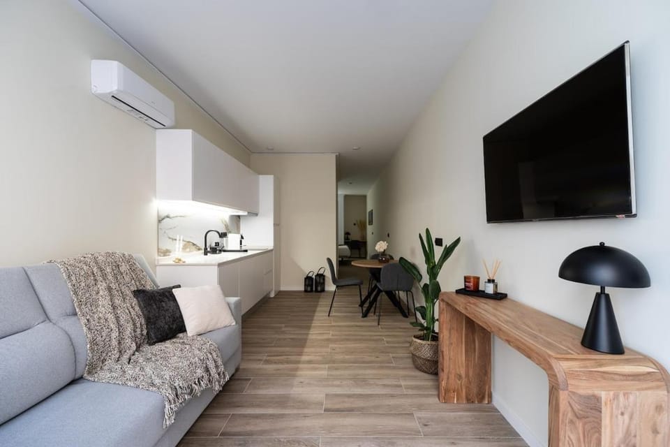 Living room, Seating area, air conditioner
