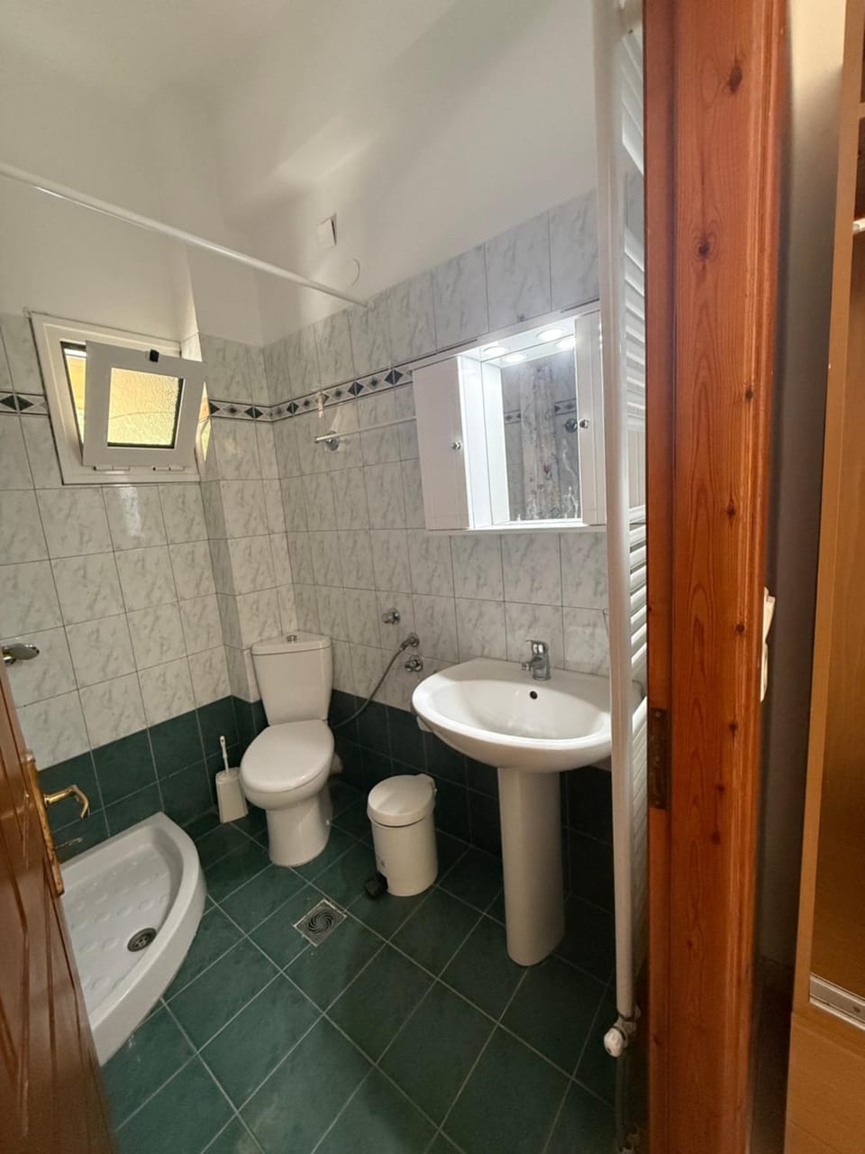 Shower, Toilet, towels