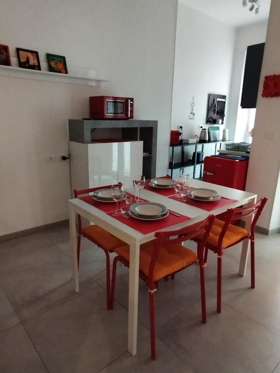 Living room, Dining area, minibar