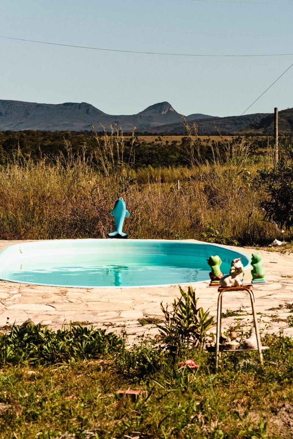 Natural landscape, Mountain view, Pool view, Swimming pool