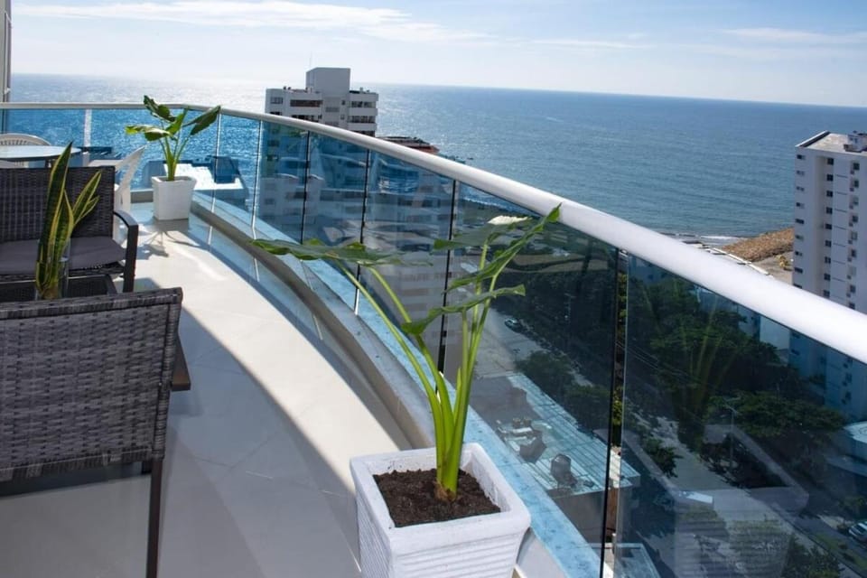 Natural landscape, View (from property/room), Balcony/Terrace, Balcony/Terrace, Sea view
