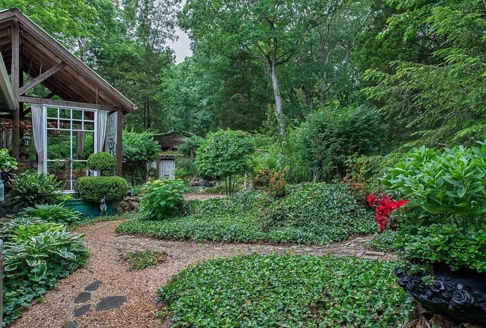 Spring, Day, Natural landscape, Garden, Garden view