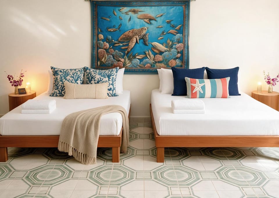 Bed, Photo of the whole room, Decorative detail, Bedroom