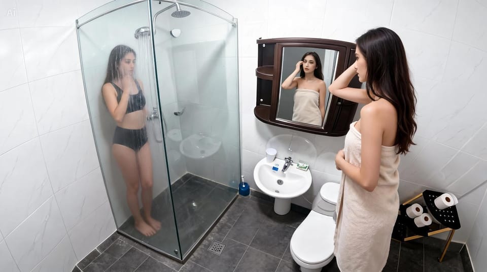 Shower, Toilet, People, Bathroom, Guests, group of guests