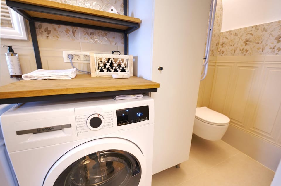 Toilet, Bathroom, washing machine