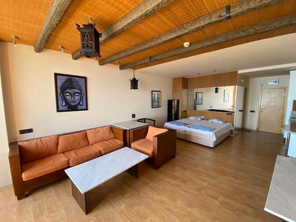 Communal lounge/ TV room, Bed, Living room, Photo of the whole room, Seating area, Bedroom