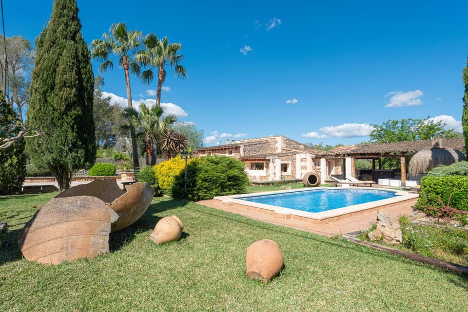 Property building, Natural landscape, Garden view, Pool view