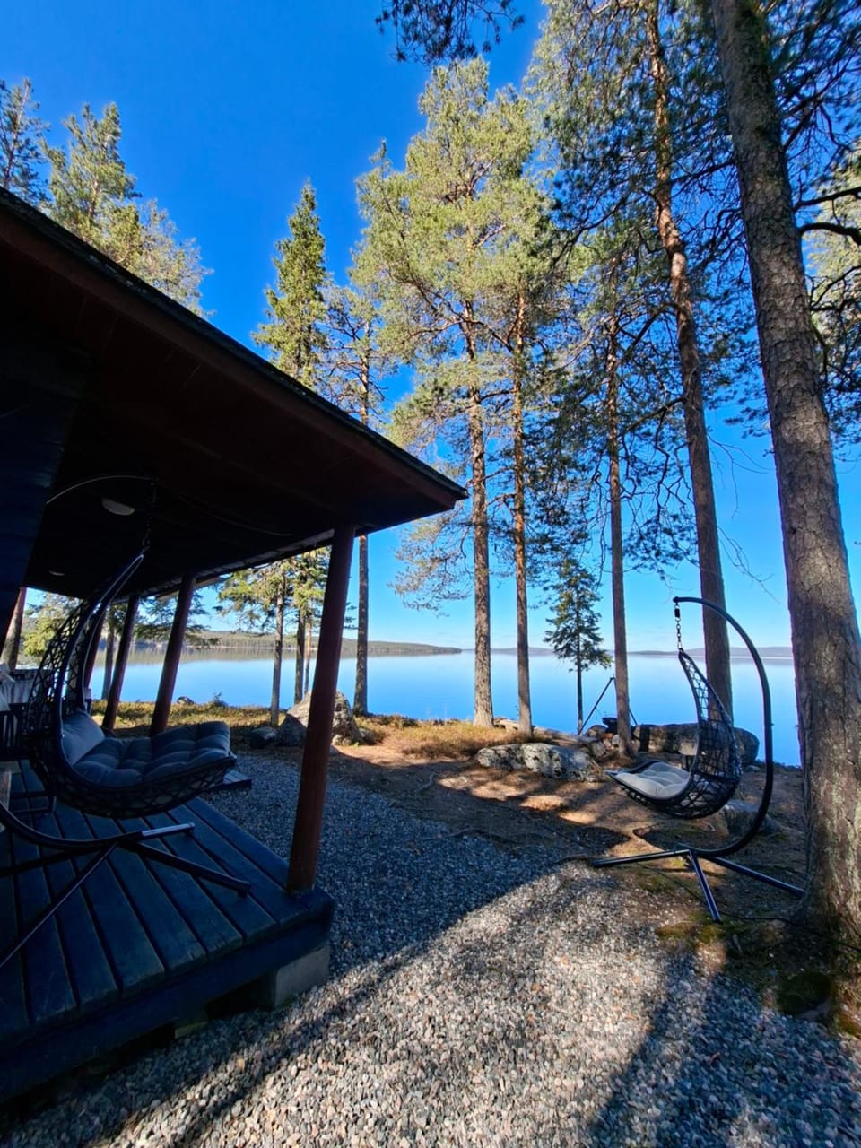 Blue Moment at the Arctic Circle- Forest, beach, activities Chalet in Lapland