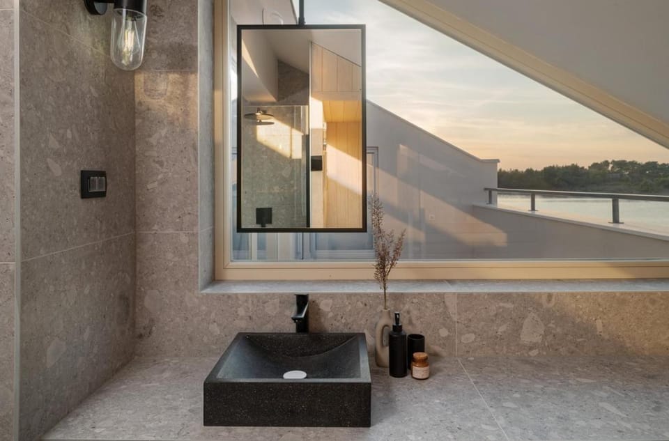 Luxury Villa Lovre seaside heated pool sauna Villa in Zadar County