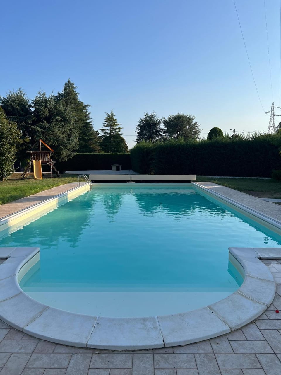 Spring, Day, Natural landscape, Summer, Children play ground, Garden, Pool view, Swimming pool
