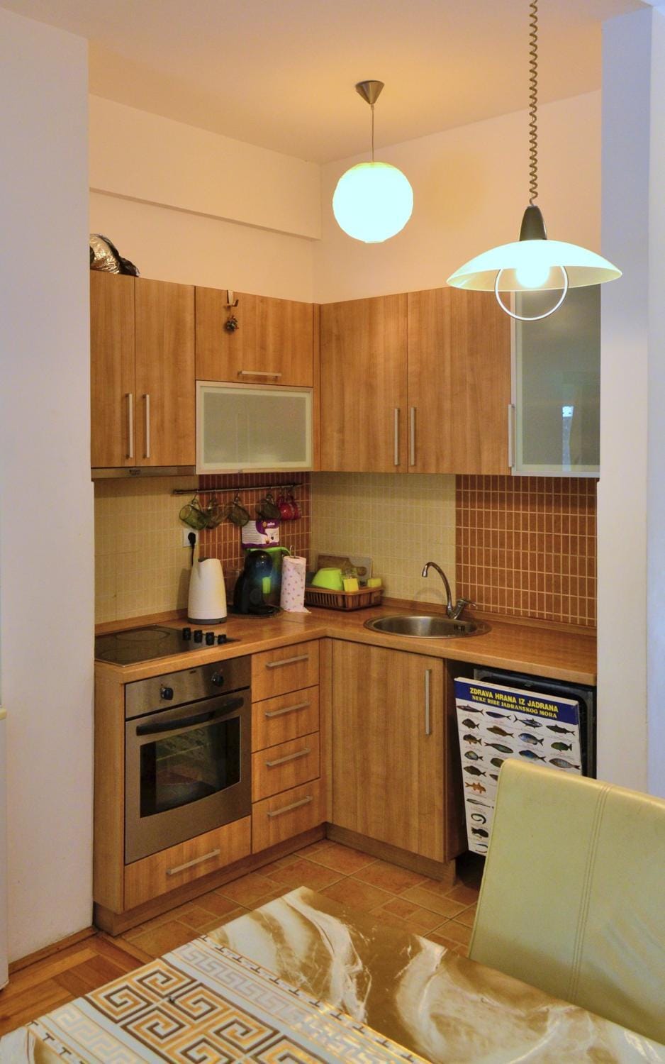 Kitchen or kitchenette, dishwasher, oven, stove, kitchen