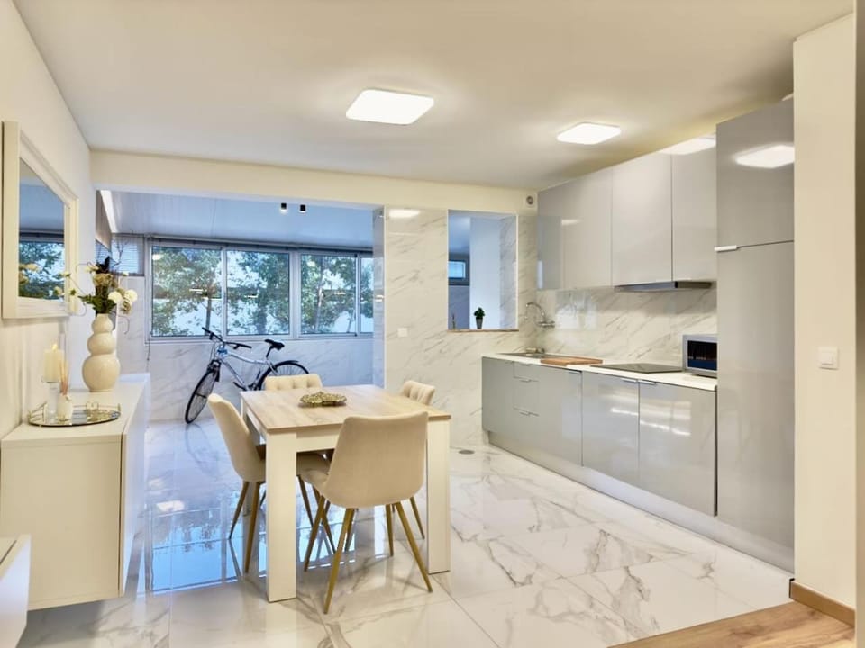 Kitchen or kitchenette, Dining area