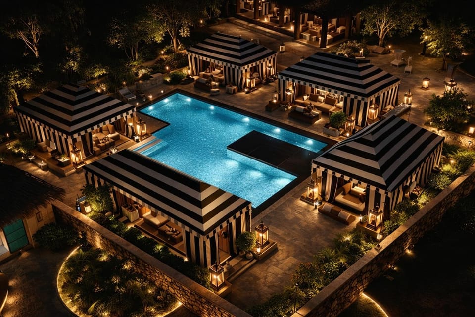 Property building, Night