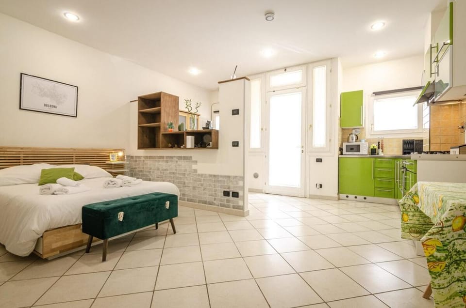 Bed, Kitchen or kitchenette, Photo of the whole room, Dining area, Bedroom, stove