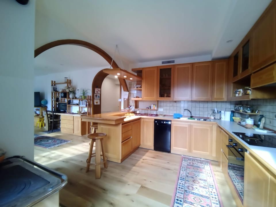 Kitchen or kitchenette, Dining area, dishwasher, oven, stove