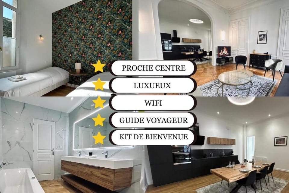 3 Lenoir Grand T3 luxueux au centre-ville 4 pers Apartment in Reims