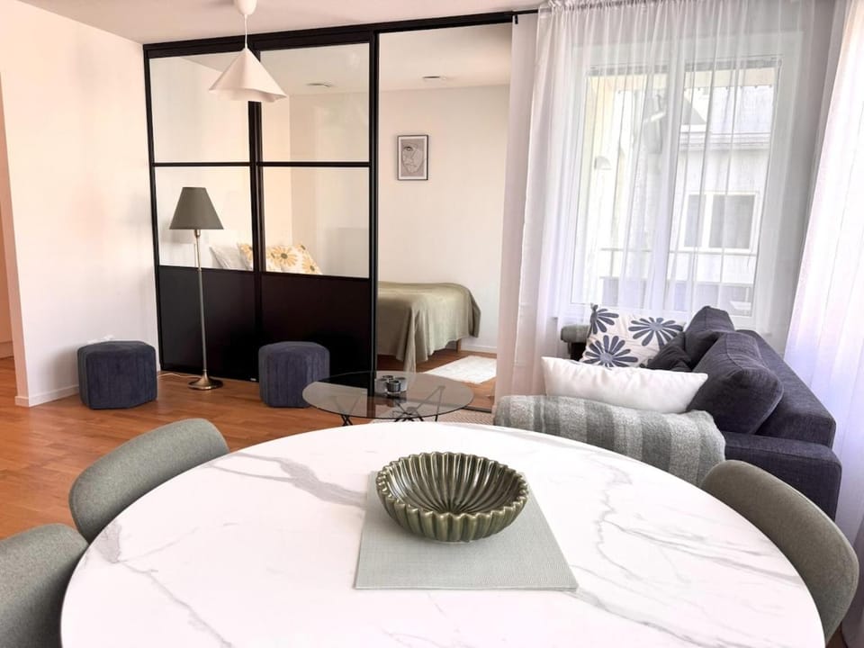 Living room, Seating area, Bedroom