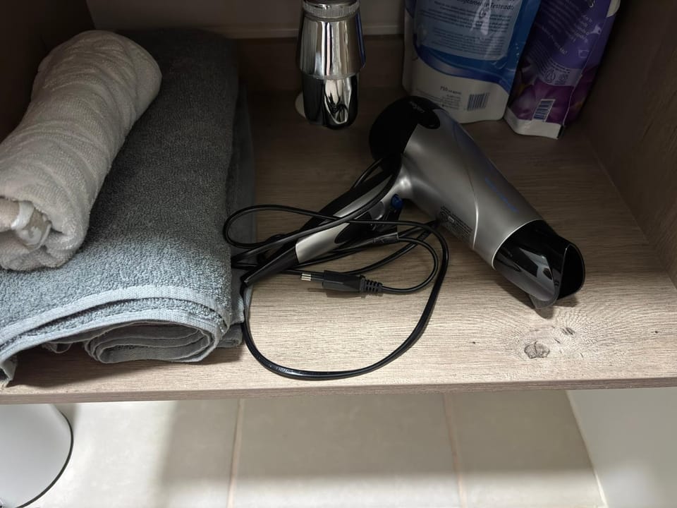 Bathroom, hair dryier