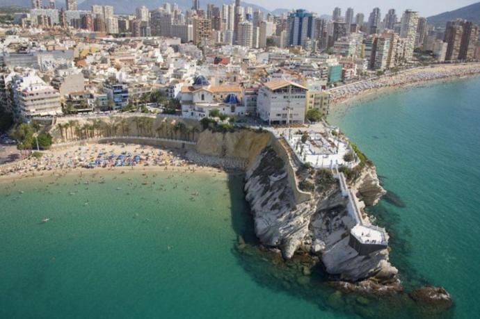 Beach, City view