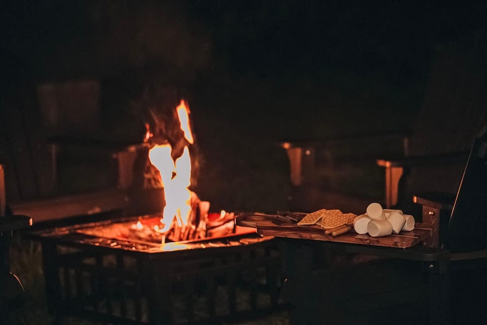 BBQ facilities, fireplace